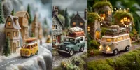 Felted Miniwanderer Scenes Creators midjourney prompt mini thumbnail