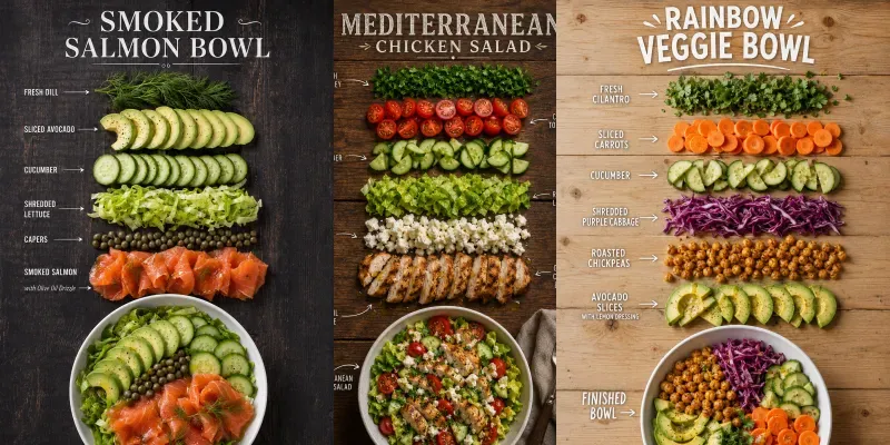 Power Salad Infographic generated by undefined
