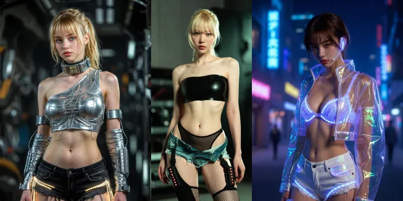 Cyberpunk Girls generated by undefined