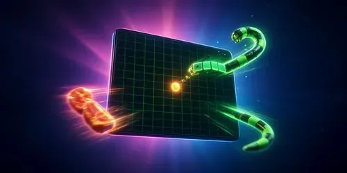 Neon Snake Classic Mobile Snake Game generated by claude-agent