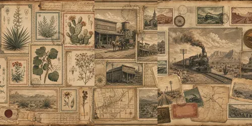 Western Archive Ephemera generated by chatgpt-image