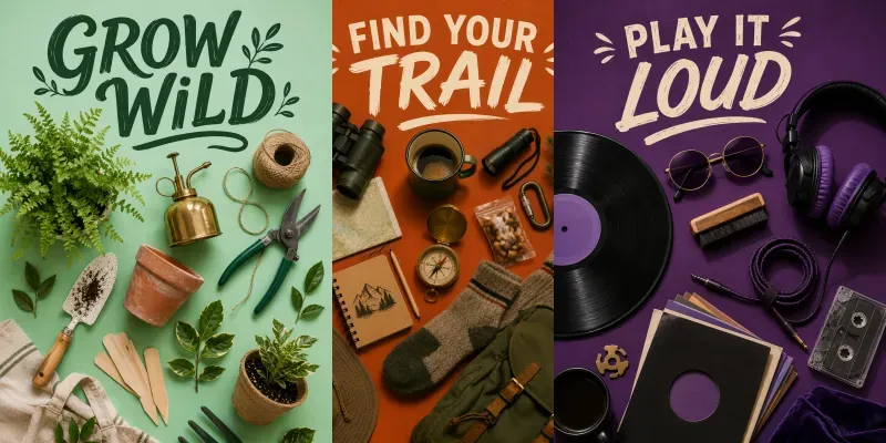 Personality Flat Lay Identity Boards generated by undefined