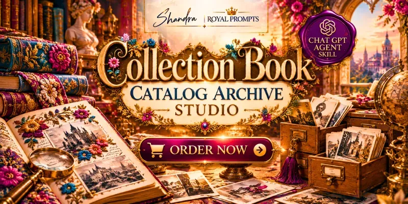 Collection Book Catalog Archive Studio