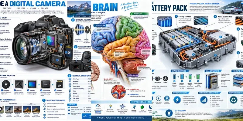 Educational Technical Infographics