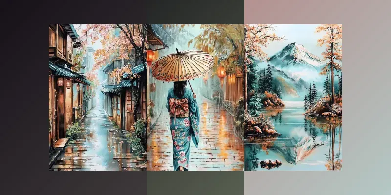Japanese Watercolor Art generated by undefined