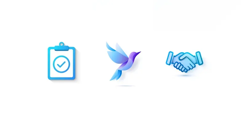Vibrant Minimal Fintech Icons generated by undefined