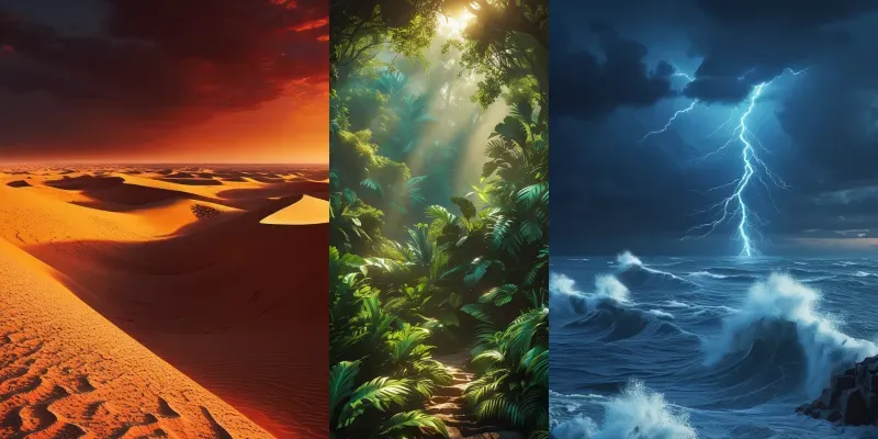 Cinematic HD Nature Wide Shots generated by undefined