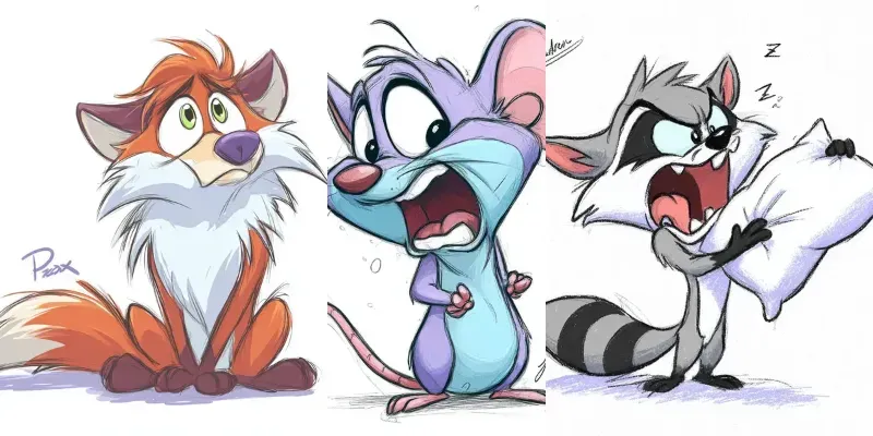 Drawings In The Style Of Don Bluth generated by undefined