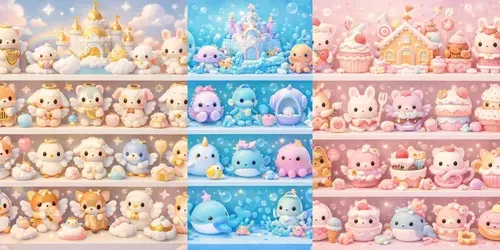 Mini Shelf Civilizations Display Sets generated by chatgpt-image