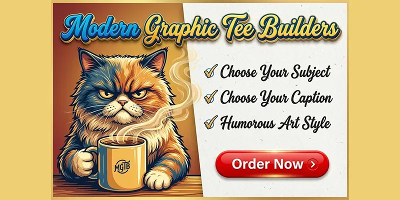 Modern Graphic Tee Builders generated by undefined