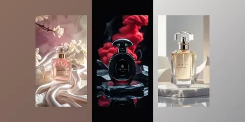 Luxury Perfume Studio Shots Ai generated by leonardo