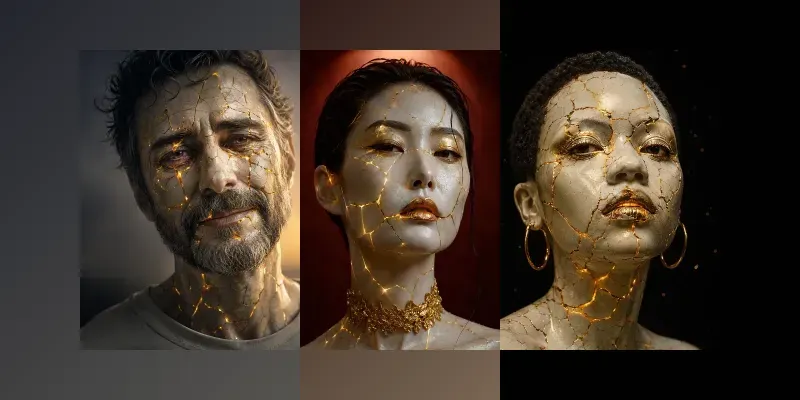 Ceramic Soul Portraits generated by undefined