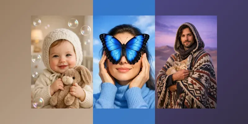 Realistic Portraits Dynamic Photography generated by undefined