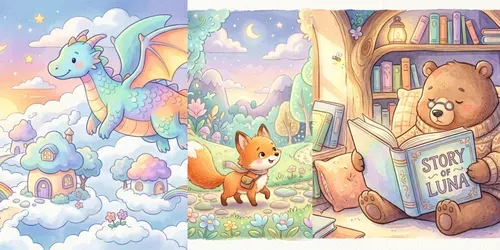 Childrens Storybook Illustrations generated by gemini-image