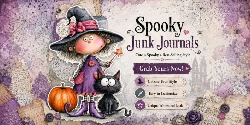 Whimsical Spooky Junk Journals generated by undefined