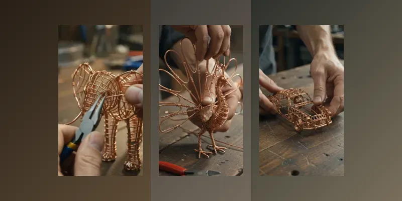 Wire Sculpture DIY Construction Videos generated by undefined