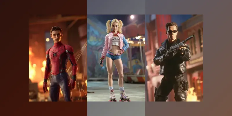 Turn Yourself Into Action Figures generated by undefined