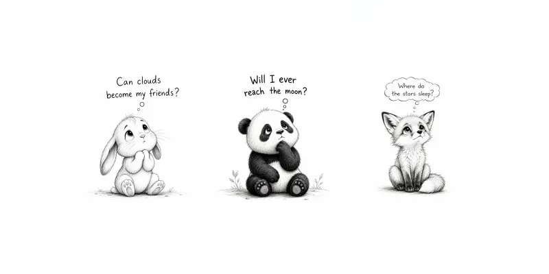 Thought Bubble Animal Characters generated by undefined