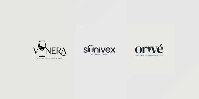 Luxury Typographic Logo Packs generated by undefined
