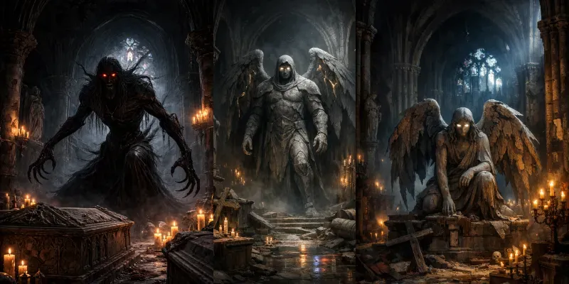 Gothic Haunted Cathedral Generator generated by undefined