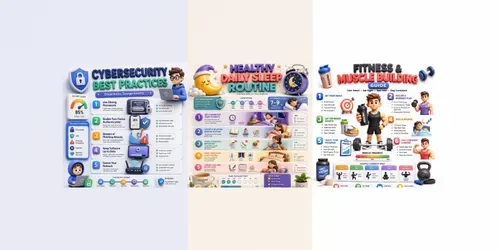 3D Clay Infographic Posters generated by chatgpt-image