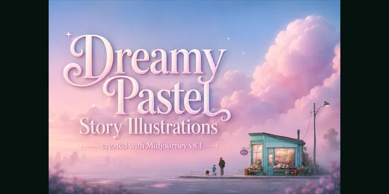 Dreamy Pastel Story Illustrations generated by undefined