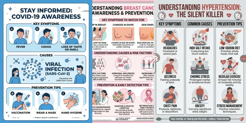 Disease Awareness Infographics generated by undefined