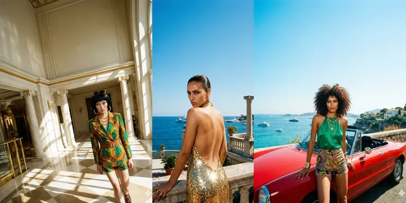 Jetset Riviera 70s Highfashion Covers generated by undefined
