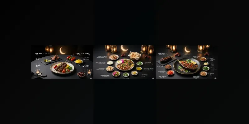 Premium Ramadan Iftar Food Photos generated by undefined