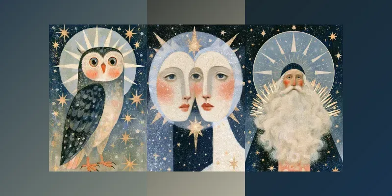 Starlit Folk Mythology Art generated by undefined