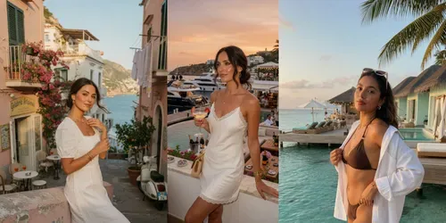 Luxury Summer Influencer Generator generated by grok-image