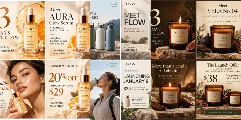Product Launch Social Kit Generator