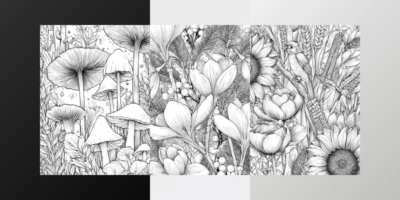 100 Ideas Layered Garden Coloring generated by undefined