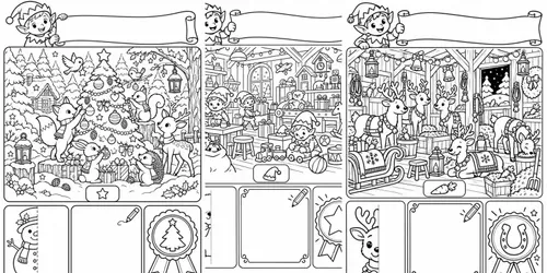 Elf Mission Christmas Kids Activities generated by chatgpt-image