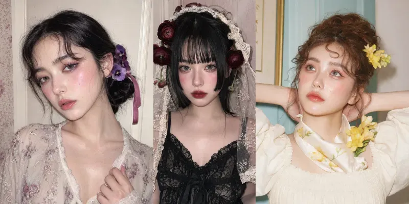 Japanese Doll Beauty Flash Portraits generated by undefined
