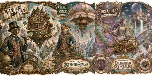 Victorian Sky Voyages generated by chatgpt-image