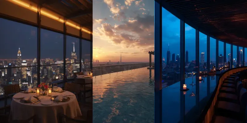 Rooftop Luxury Photography generated by undefined