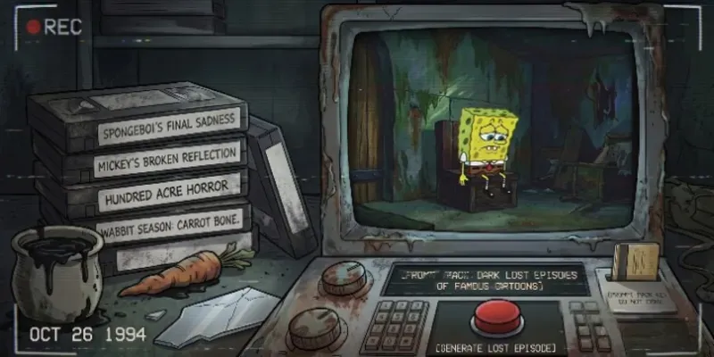 Dark Lost Episodes Of Famous Cartoons generated by undefined