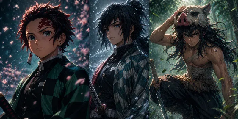 Demon Slayer Realistic Anime Portraits generated by undefined