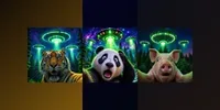 Alien Abduction Selfies chatgpt-image prompt mini thumbnail
