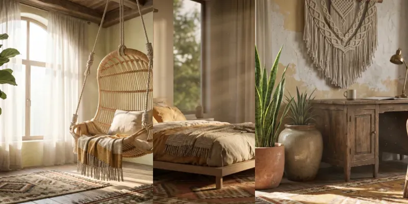 Boho Lifestyle Home Decor Assets generated by undefined