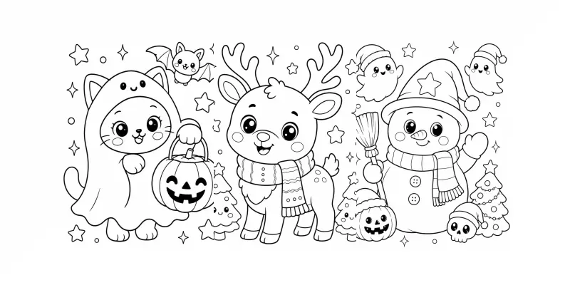 Adorable Spooky Colorings generated by undefined