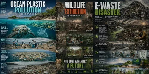 Environmental Story Posters generated by chatgpt-image