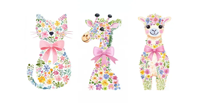 Easter Valentine Collage Creations