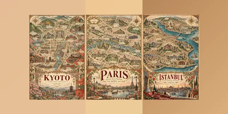 Vintage City Map Poster Creator