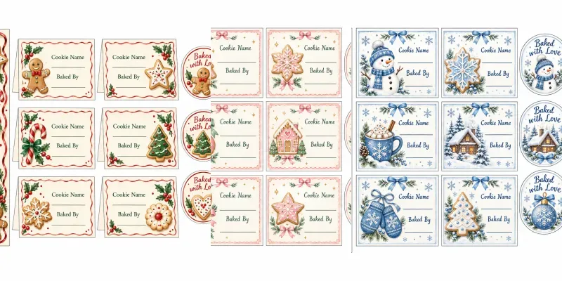 Christmas Cookie Exchange Party Sets