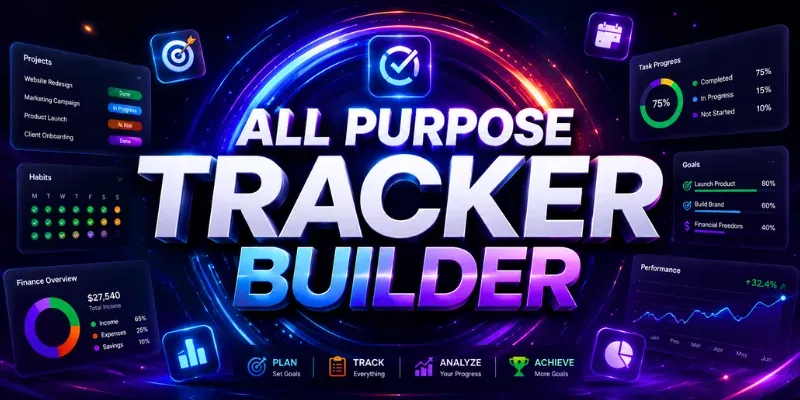All Purpose Tracker Builder Agent generated by undefined