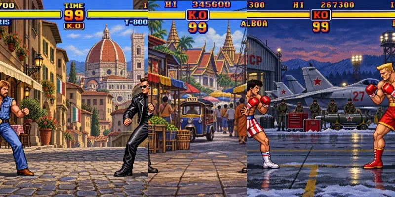 Street Fighter Style 90s Arcade Img Gens