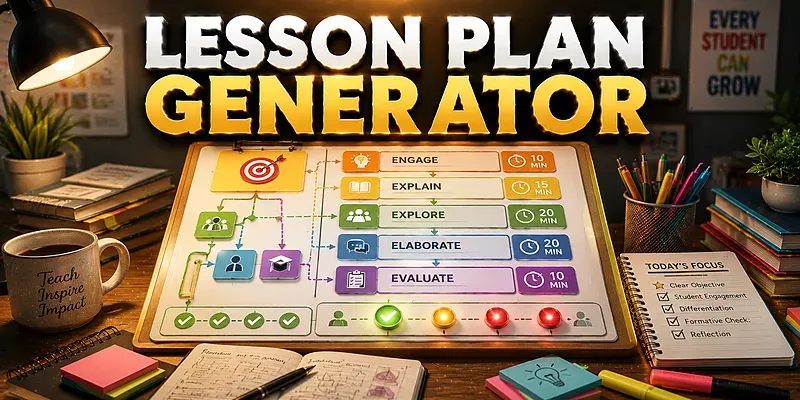 Lesson Plan Generator generated by undefined