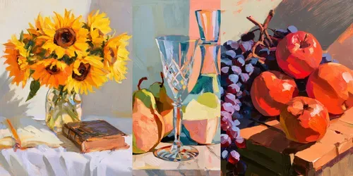 Vibrant Postimpressionist Still Lifes generated by midjourney